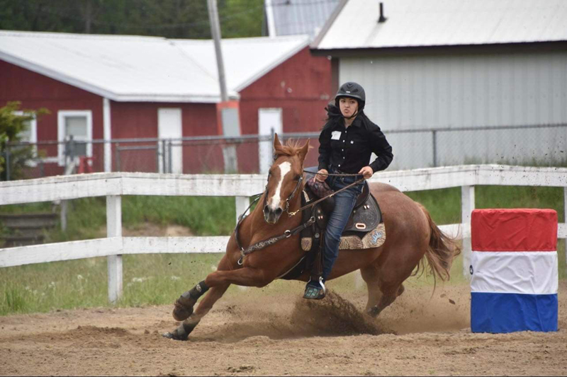 NY NBHA 07 Horse Barrel Racing