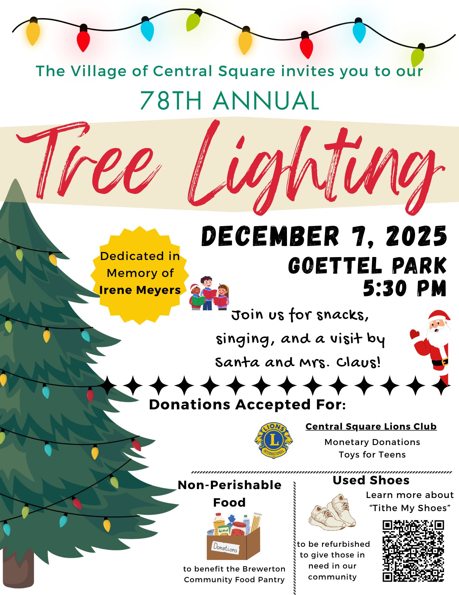 Central Square - Tree Lighting