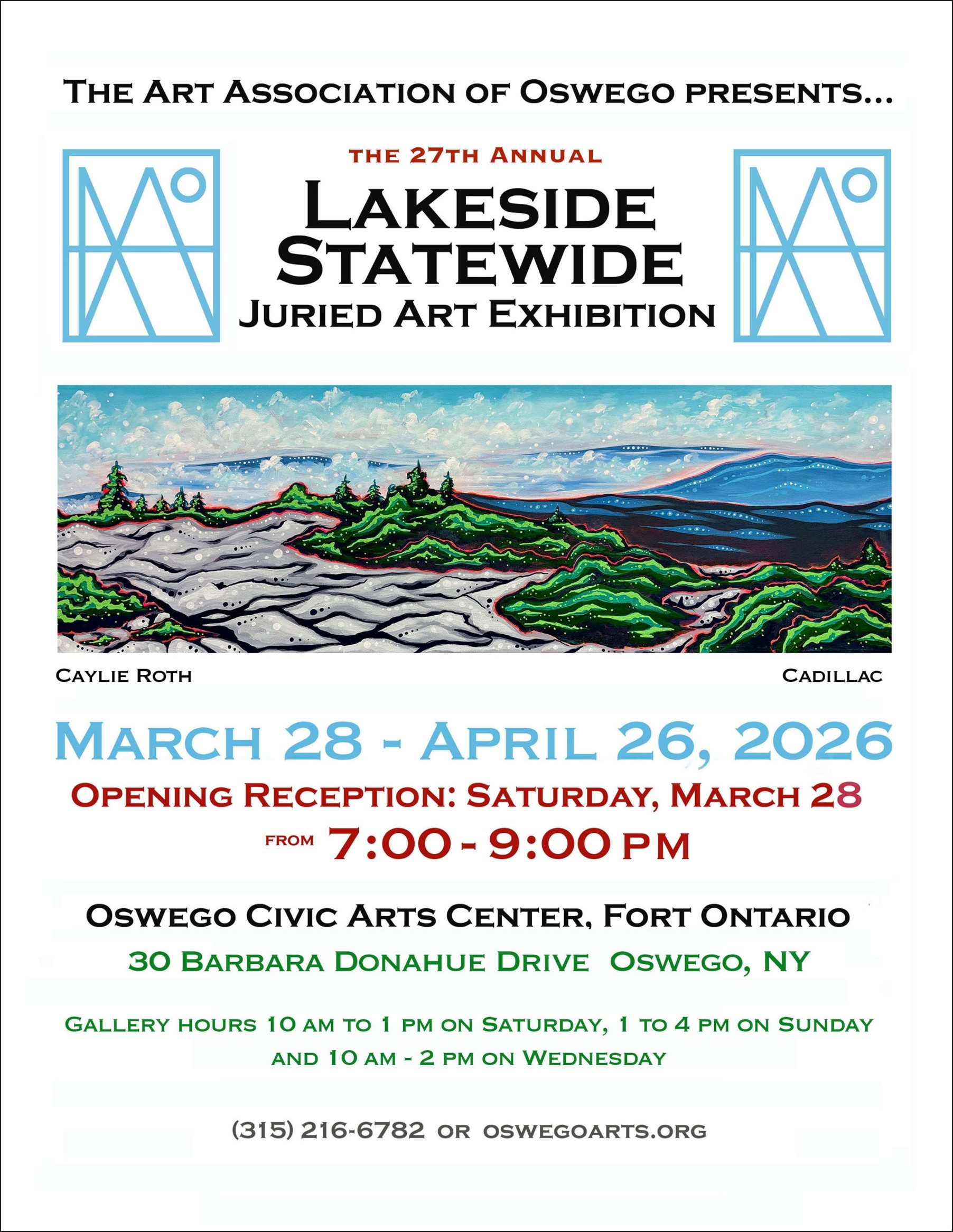 The 27th Annual Lakeside Statewide Juried Art Exhibition