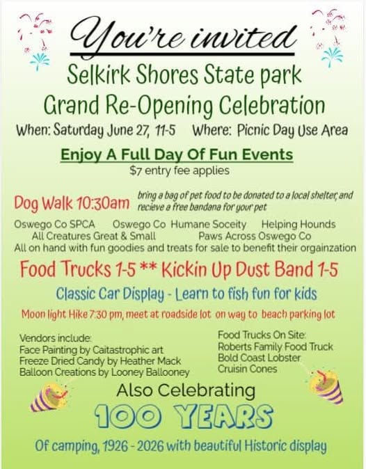 Торжественное празднование повторного открытия Selkirk Shores